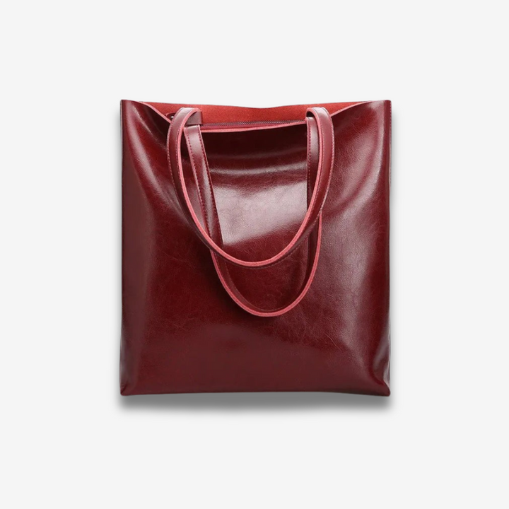Patna | Minimalistische Leder‑Tote für Alltag