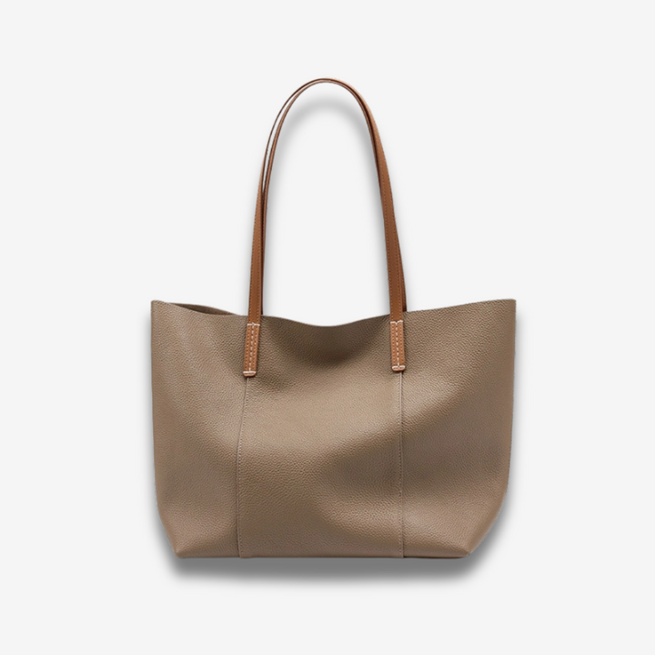 Potosí | Elegante Taupe Ledertragetasche