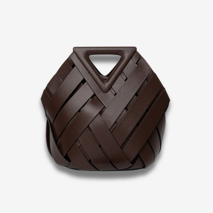Musoma | Geflochtene Leder-Handtasche elegant vielseitig