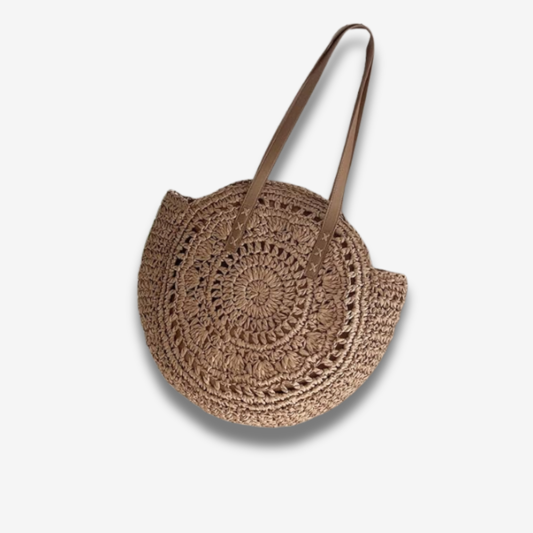 Sapporo | Runde Jute-Tasche mit zipverschluss