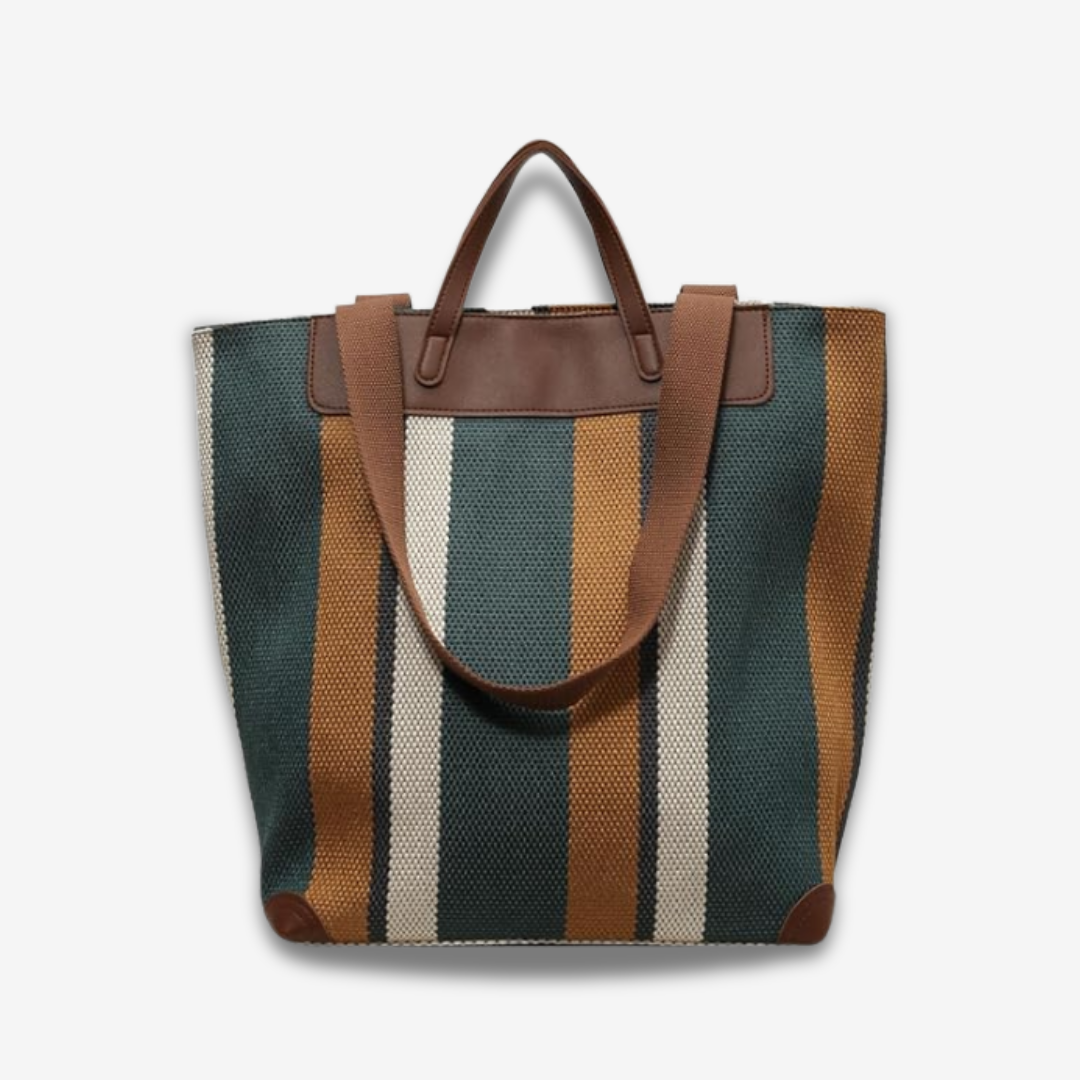 Tashkurgan | Gestreifte Casual Tote Bag