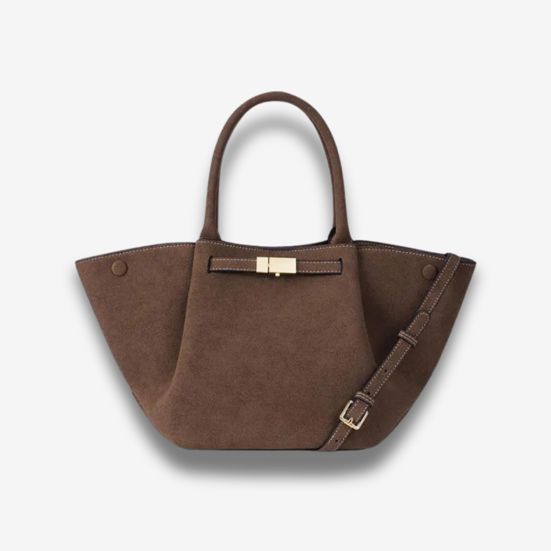 Split | Wildleder Tote mit Struktur
