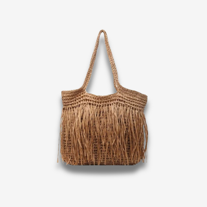 Honolulu | Raffia Fringe Sommer-Tote