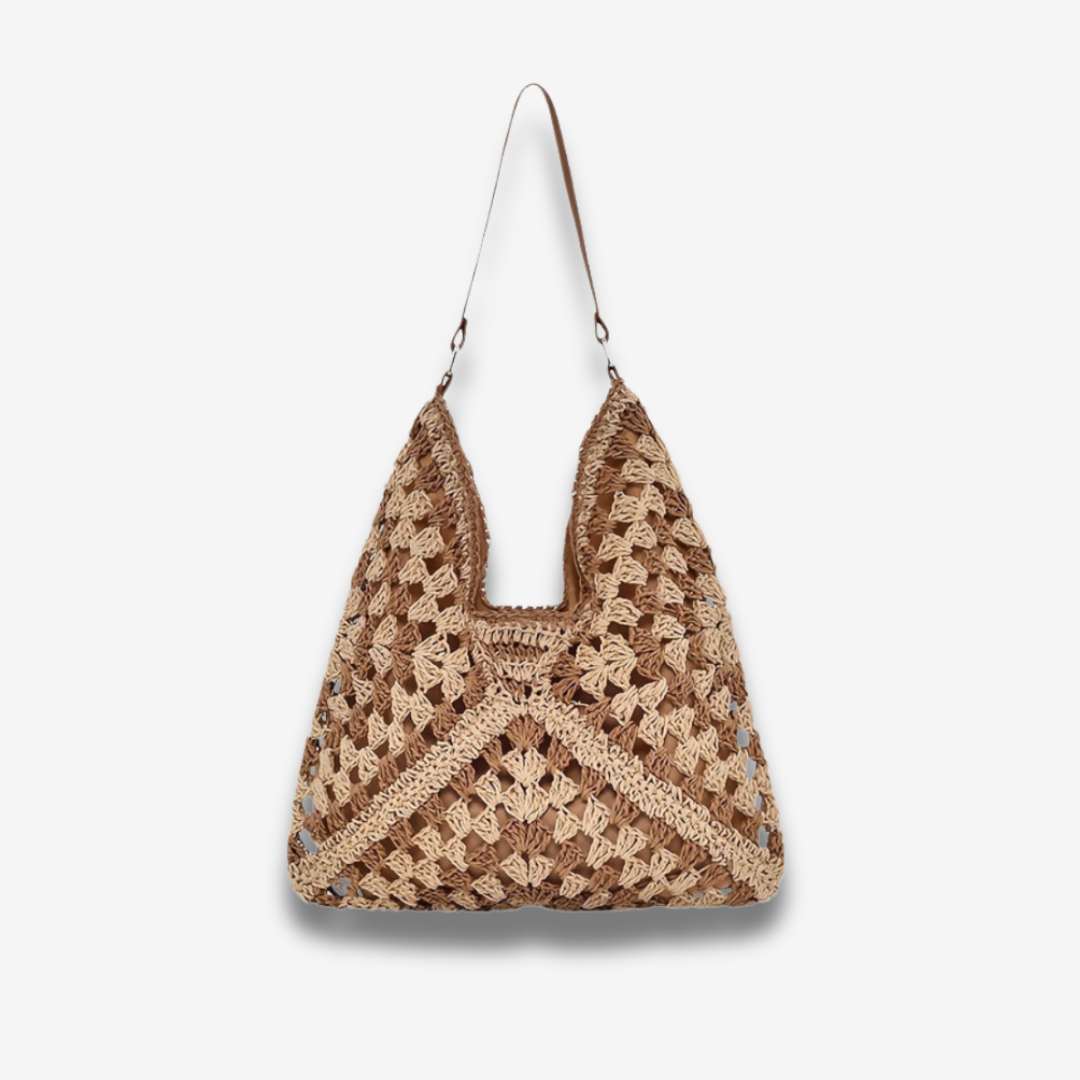 Alexandria | Raphia Crochet Tragetasche