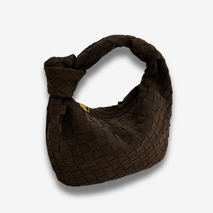Dresden | Geflochtene Schultertasche mit Knoten-Design