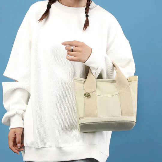 São Paulo | Großzügige Canvas-Handtasche
