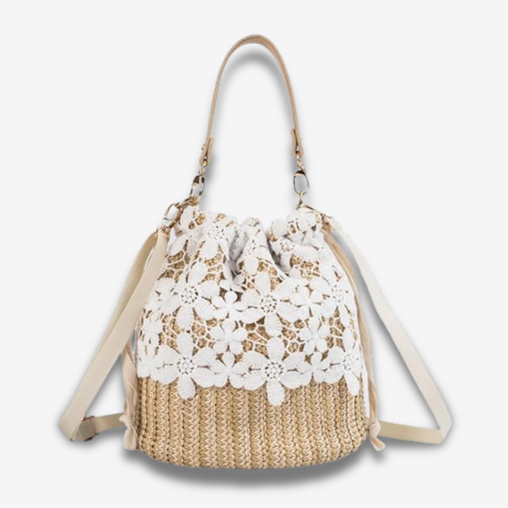 Geneva | Stylische Mini-Strohtasche