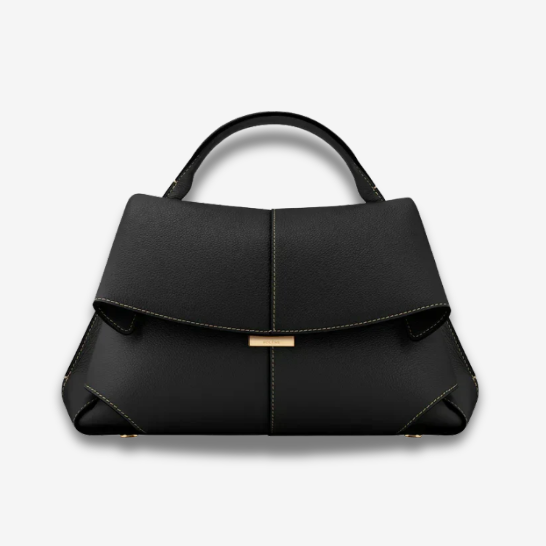 Gweru | Strukturierte Ledertasche mit Schnalle