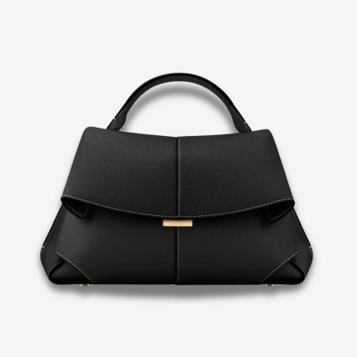 Gweru | Strukturierte Ledertasche mit Schnalle