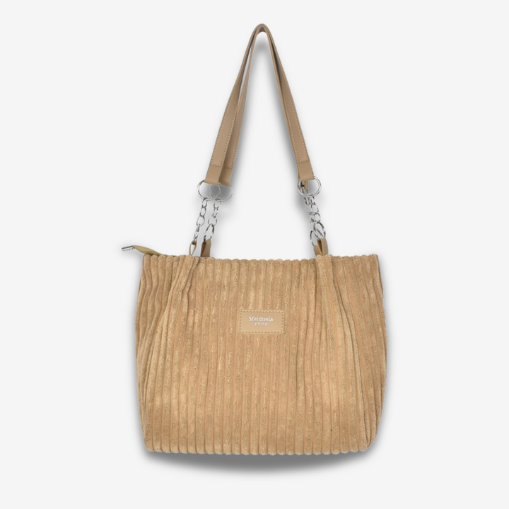 Monterrey | Gerippte Samt-Schultertasche