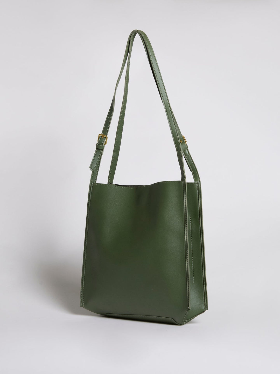 Goma | Halbmond-Schultertasche aus veganem Leder