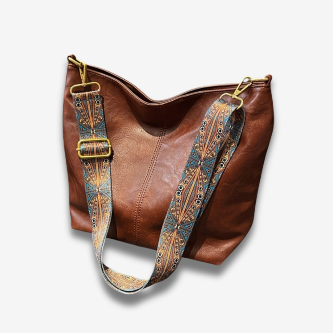 Ilulissat | Elegante Lederhandtasche mit Fächern