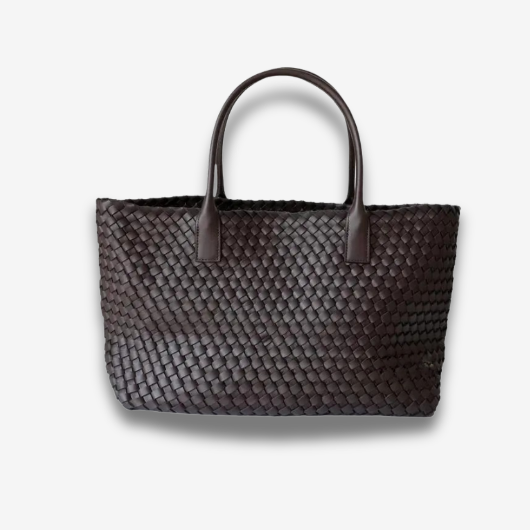 Oranjestad | Geflochtene Leder‑Tote