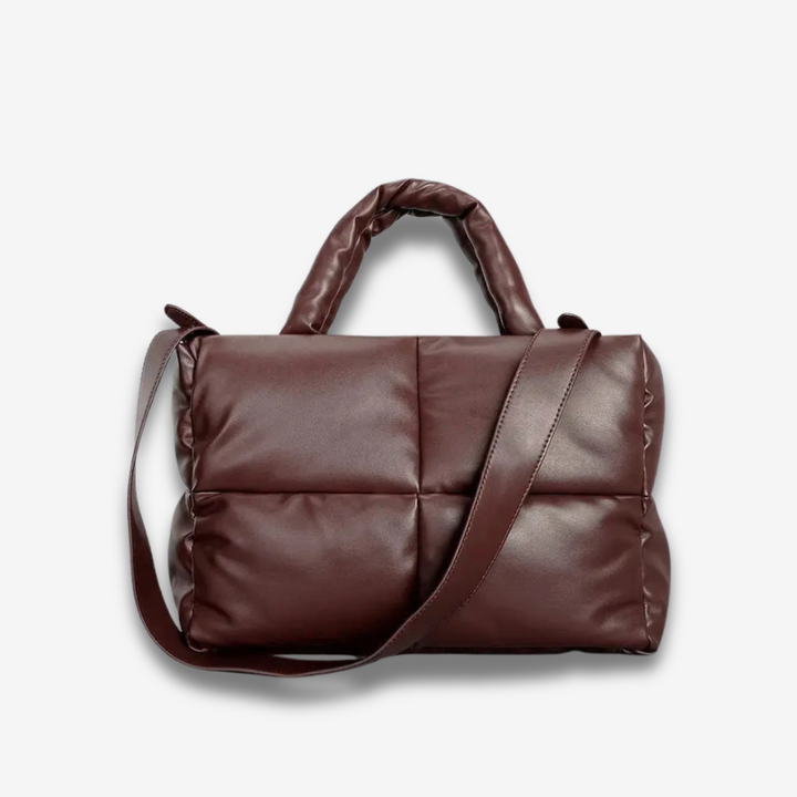 Erfurt | Braune Puffer Schultertasche