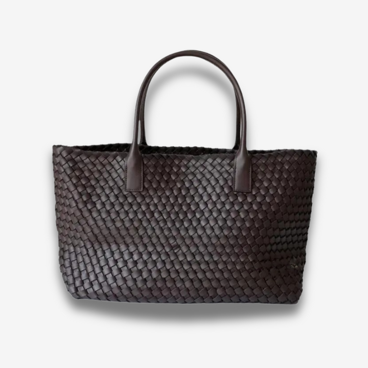 Antibes | Geflochtene Leder Tote Bag