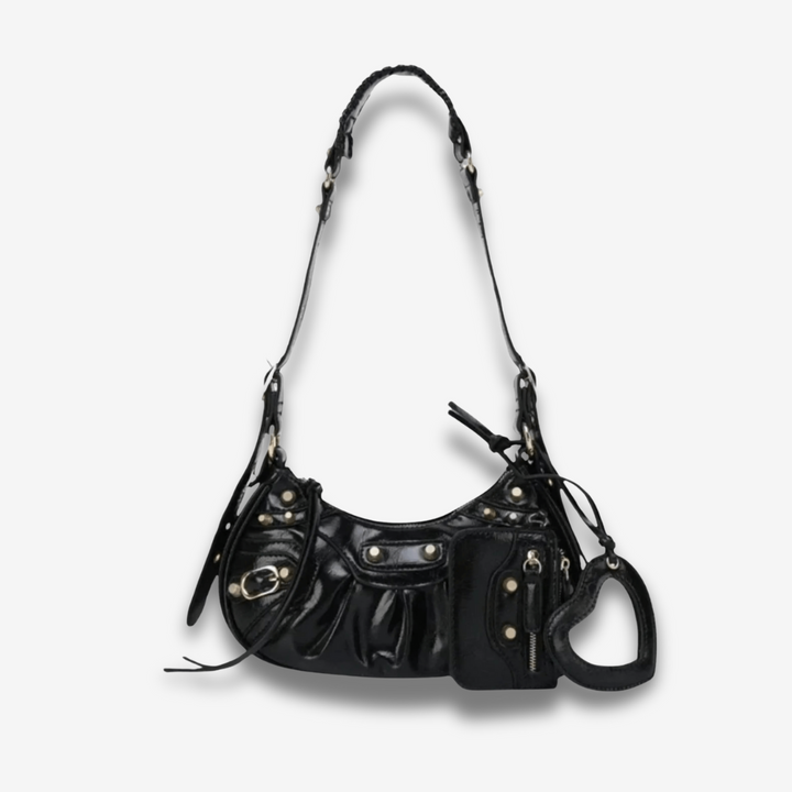Segovia | Studded Shoulder Bag mit Mini‑Pouch