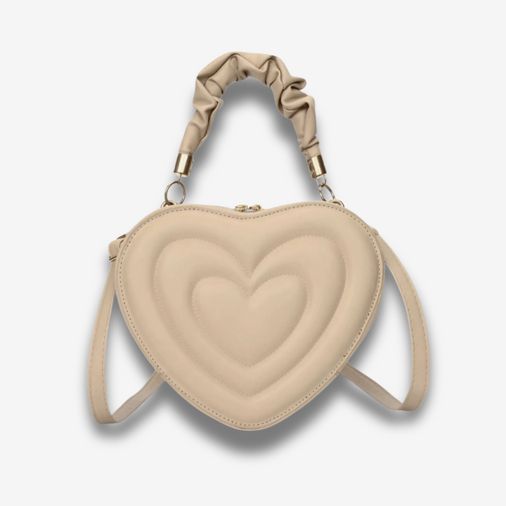 Warri | verspielte Herz‑Form‑Ledertasche