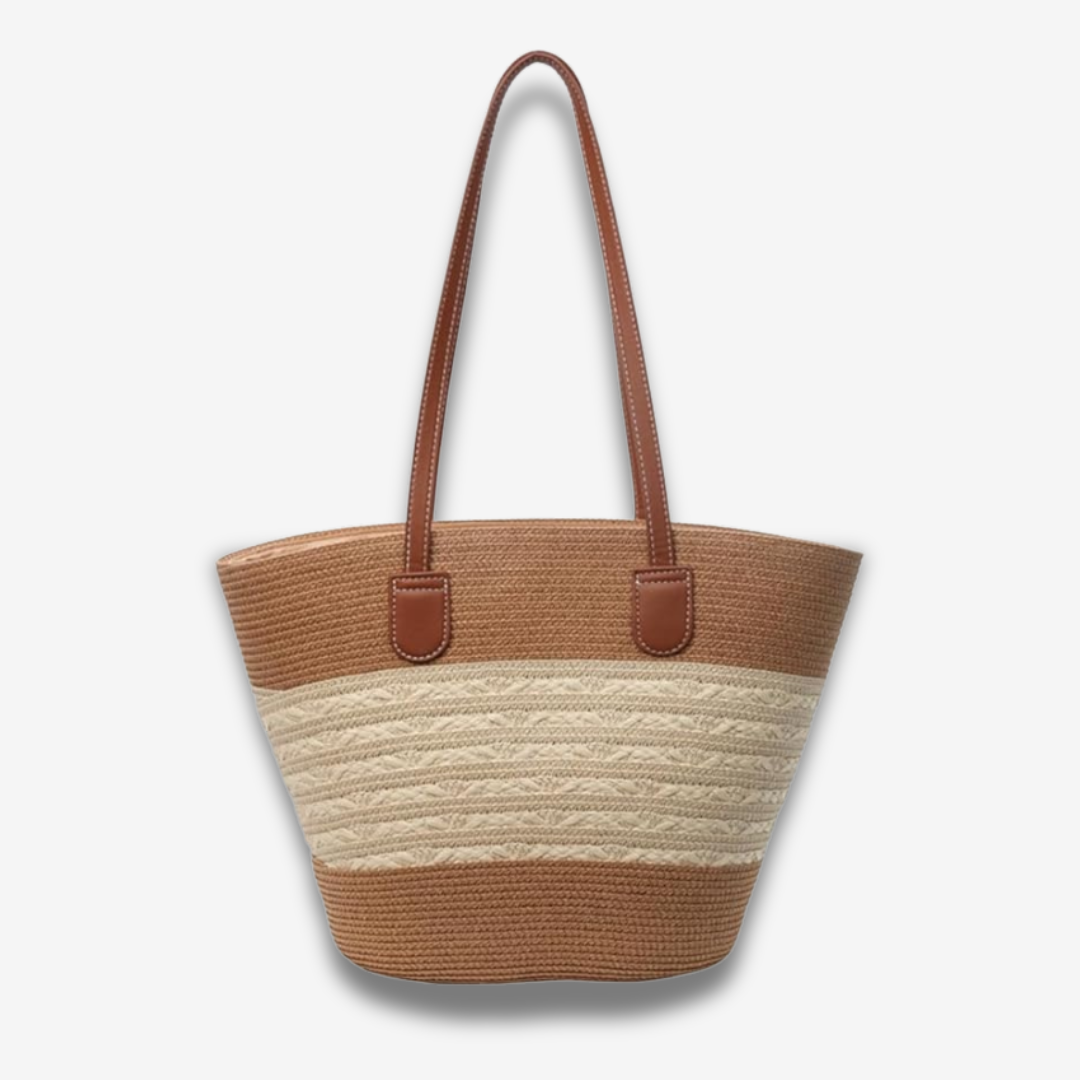 Miami | Geräumige Stroh-Schultertasche