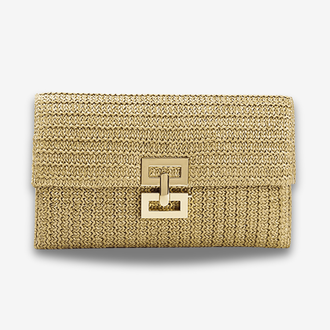 Zomba | Goldene Clutch Abendtasche