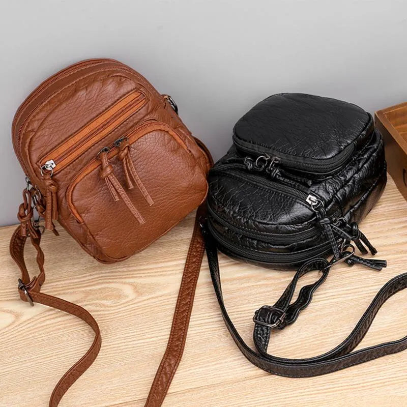 La Paz | Weiche Leder‑Schultertasche