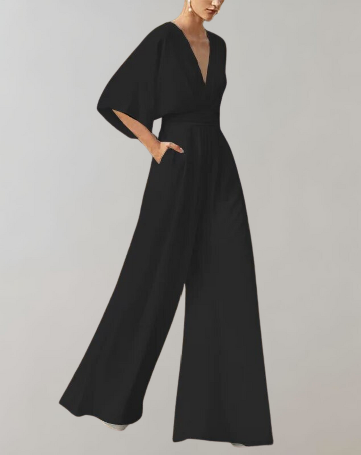 Eilidh | Eleganter Jumpsuit mit weitem Bein