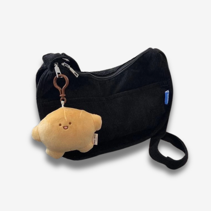 Chicago | Klassische Cord-Schultertasche für Damen
