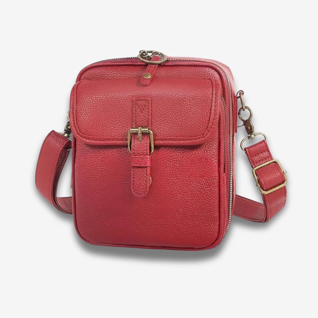 Rostock | Kompakte Leder-Crossbodytasche Damen"