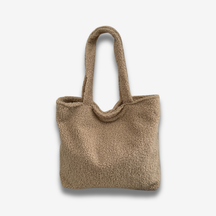 Kassel | Fluffige Teddy Schultertasche