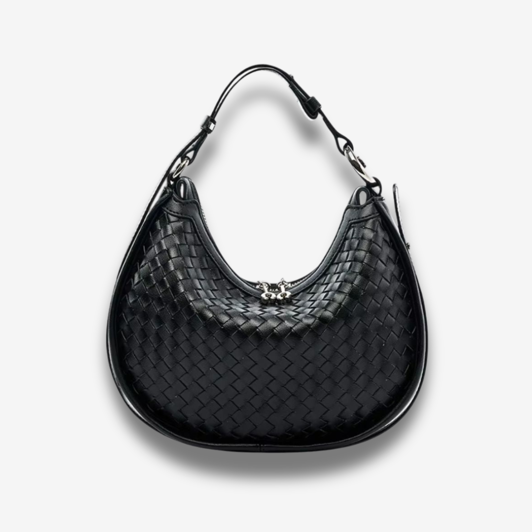 Ouidah | Gewebte Crescent Schultertasche