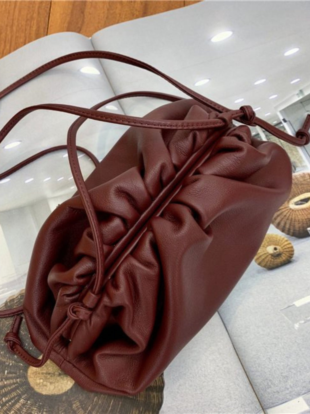 Palmas | Geflochtene Raffia-Chain-Tasche