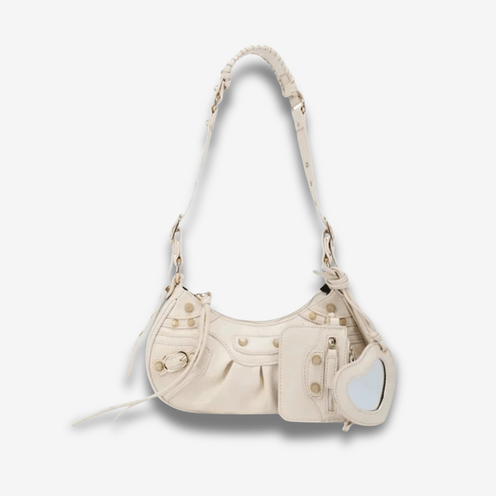 Segovia | Studded Shoulder Bag mit Mini‑Pouch