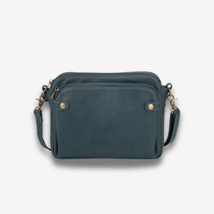 Kanchanaburi | Geräumige elegante Schultertasche Leder