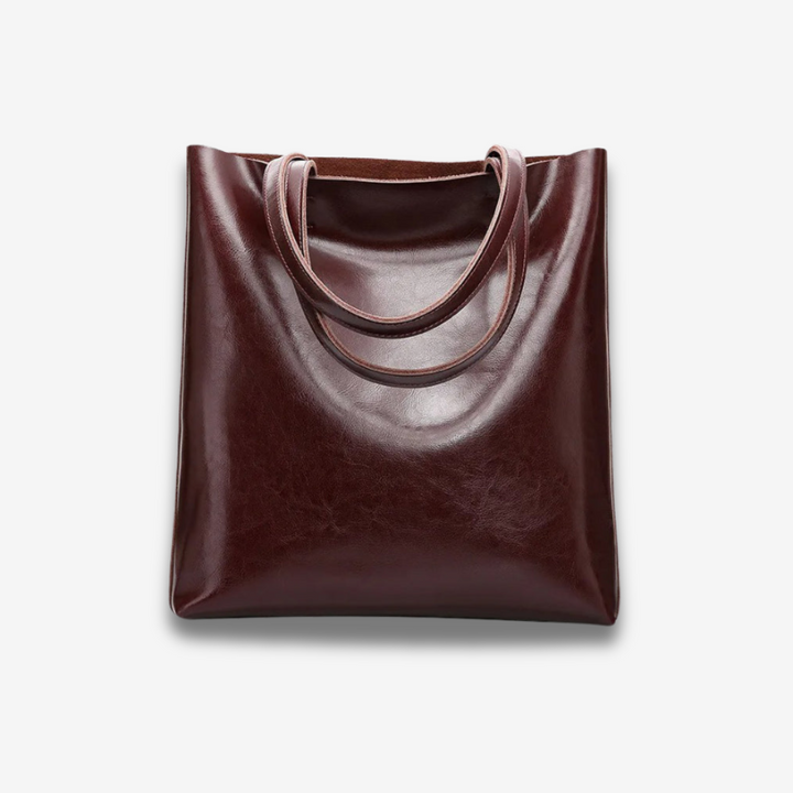 Patna | Minimalistische Leder‑Tote für Alltag