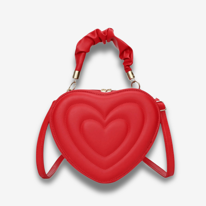 Warri | verspielte Herz‑Form‑Ledertasche