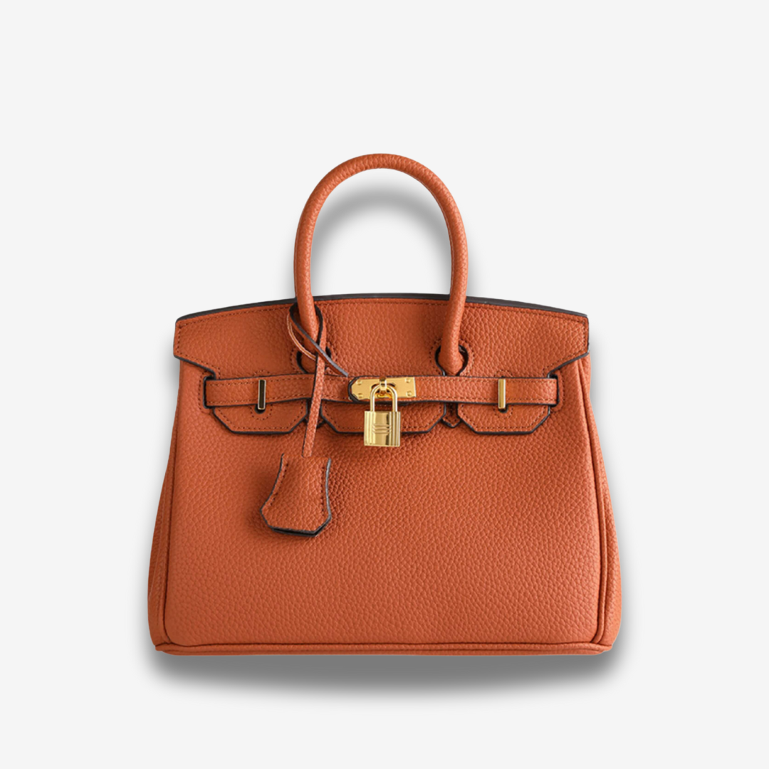 Kaunas | Strukturierte Power‑Handtasche in Leder