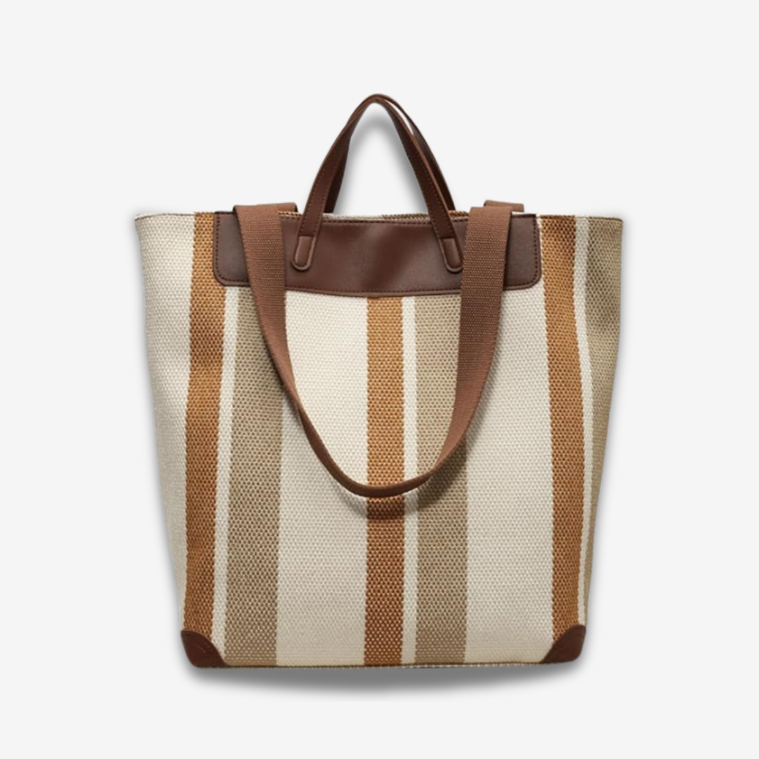Tashkurgan | Gestreifte Casual Tote Bag