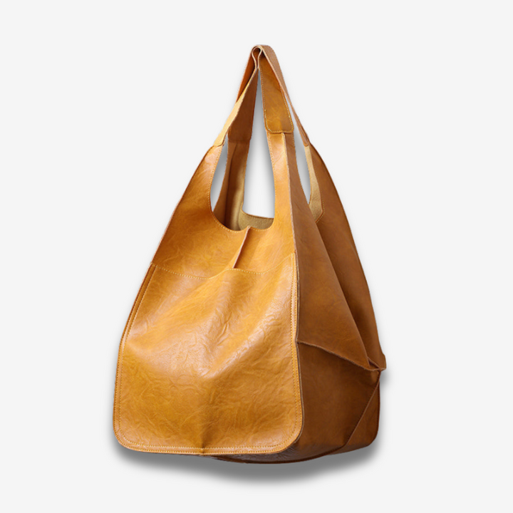 Beirut | Vintage Kunstleder Hand‑ & Schultertasche