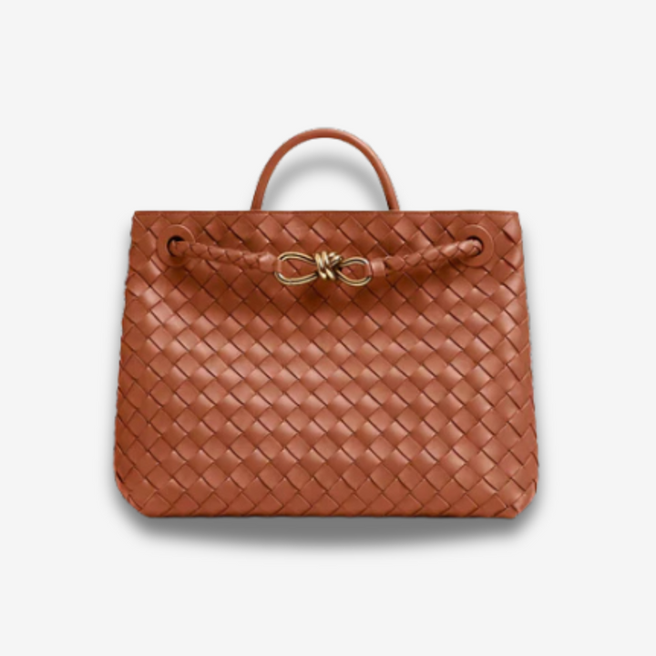 Mangilao | Gewebte vegane Tote Bag mit Golddetail