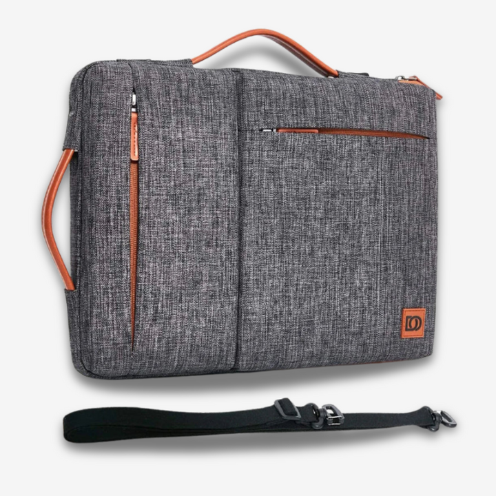 Kigali | Convertible Umhänge‑Laptop‑Tasche Grau