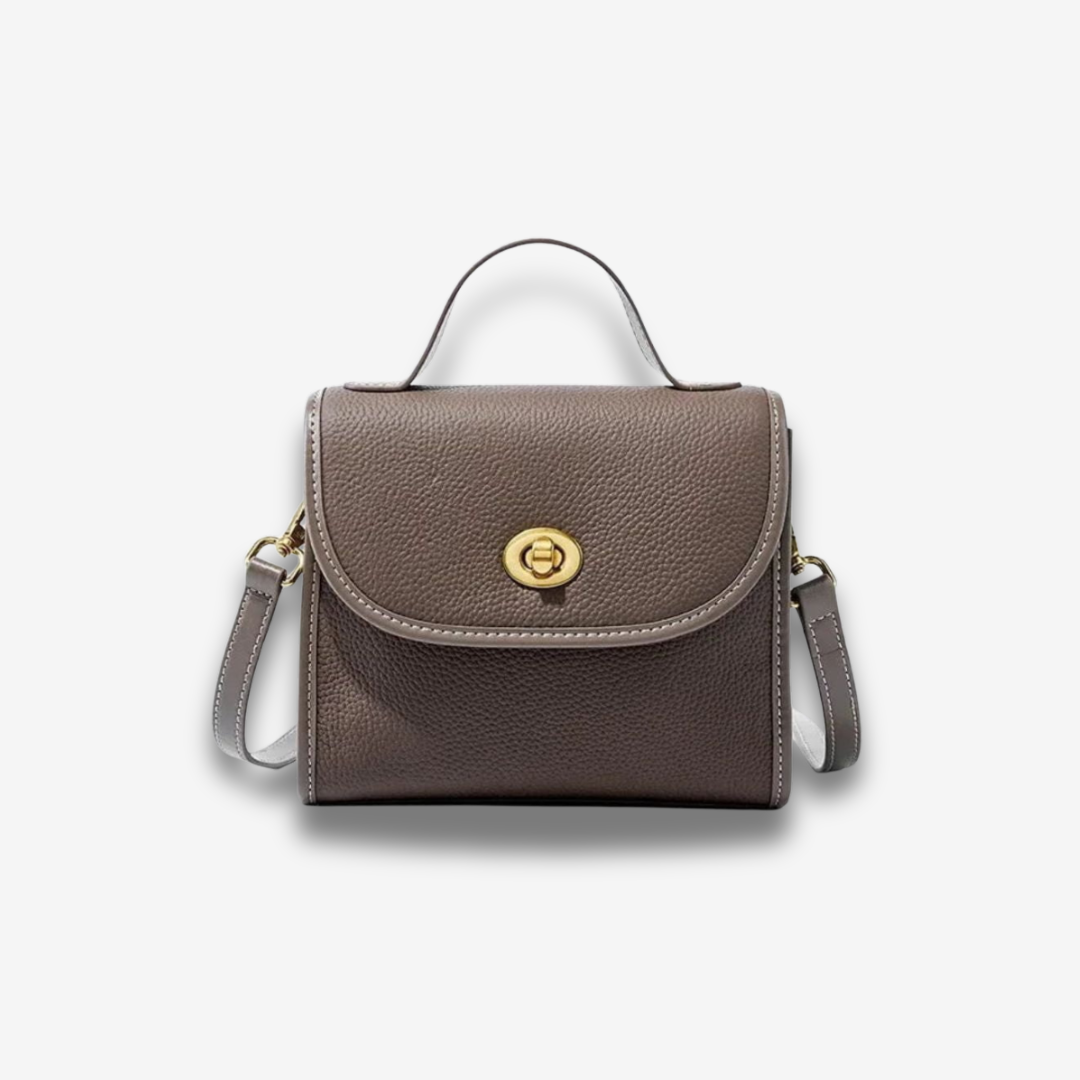 Bremen | Elegante Trapez‑Handtasche mit Drehverschluss