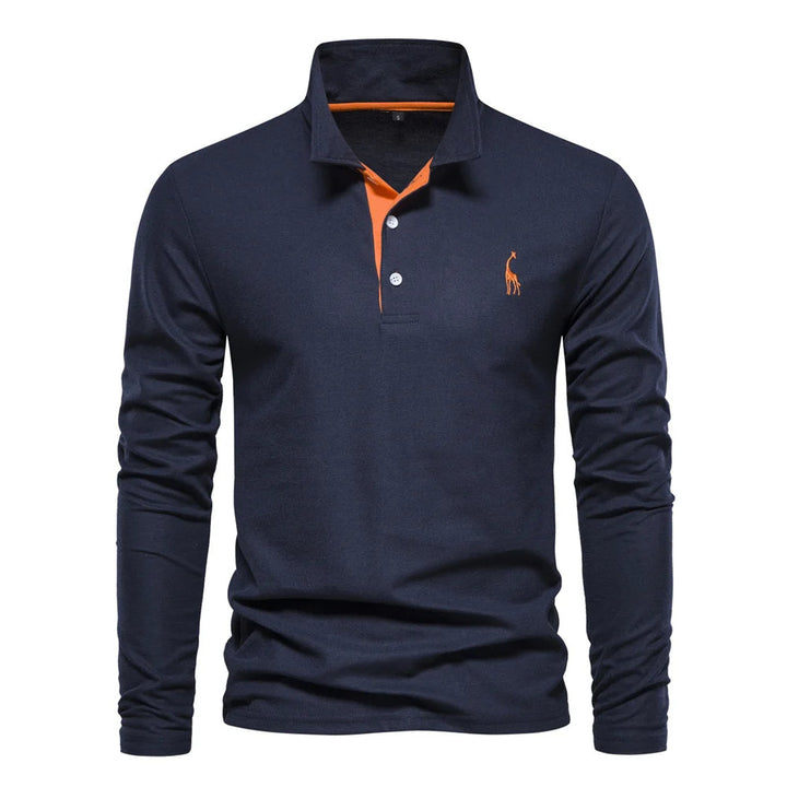 Ulman | Polo-Langarmpullover für Männer