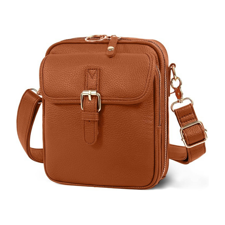 Rostock | Kompakte Leder-Crossbodytasche Damen"