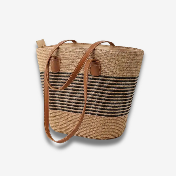 Miami | Geräumige Stroh-Schultertasche