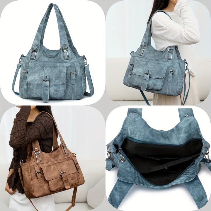 Hvar | Vintage Tote Bag mit Funktionalität