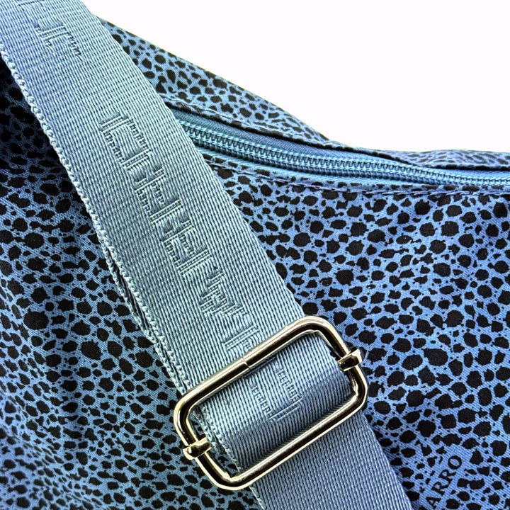 Malibu | Vintage Halbmond Schultertasche Animal-Print