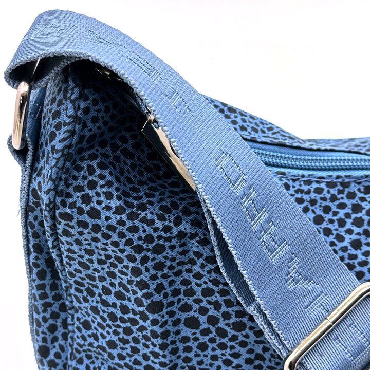 Malibu | Vintage Halbmond Schultertasche Animal-Print