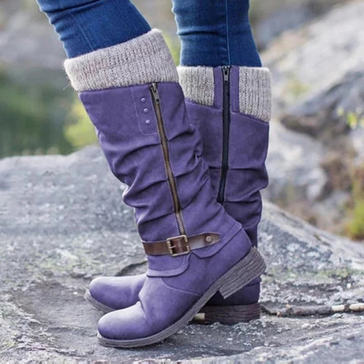 Emrya | Orthopädische Damen-Stiefeletten mit flacher Sohle