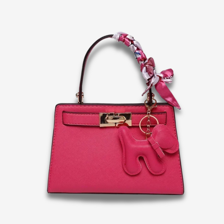 Kisangan | Strukturiertes Mini-Handbag mit Charme