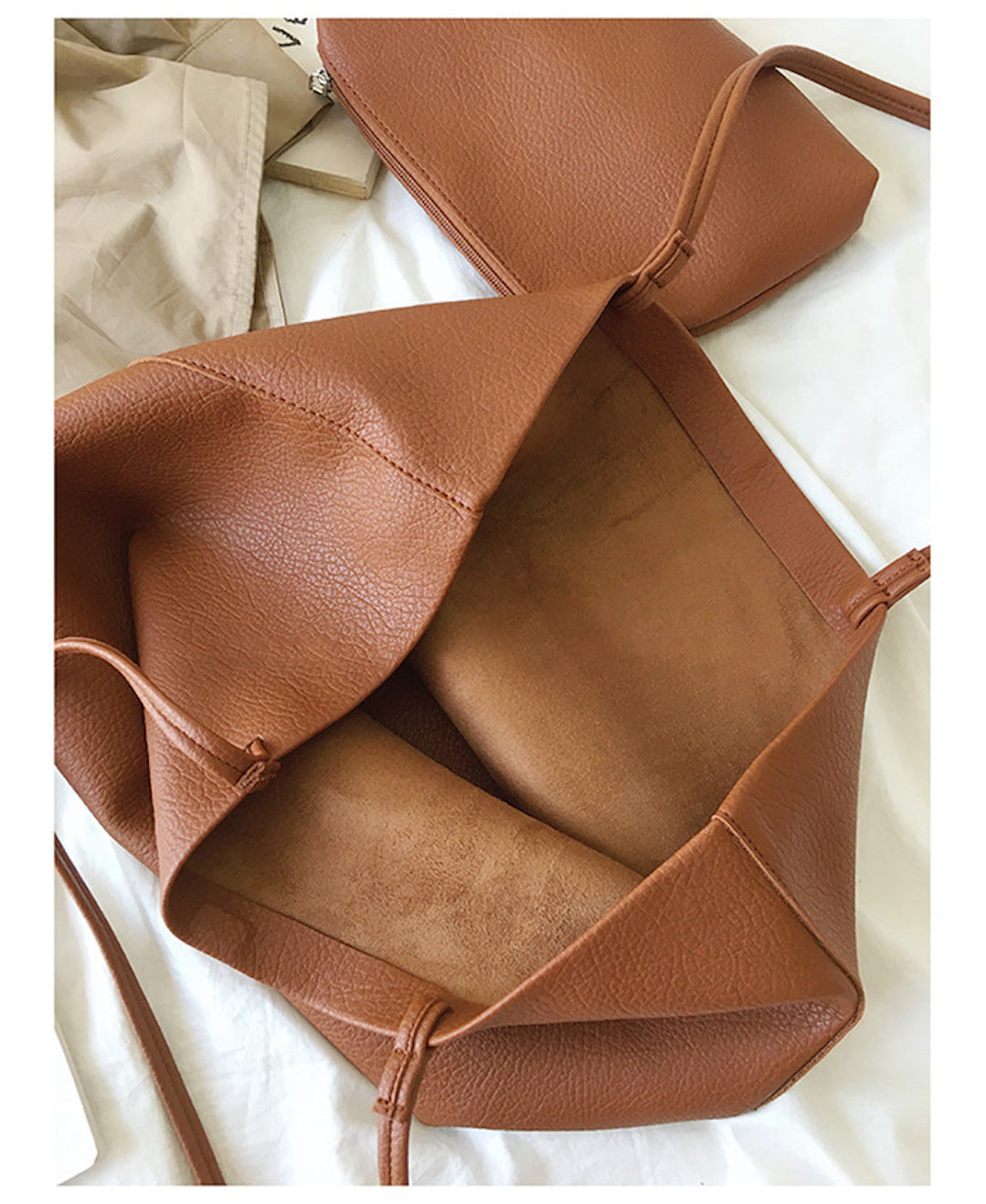Lübeck | Elegante Leder Tote Bag