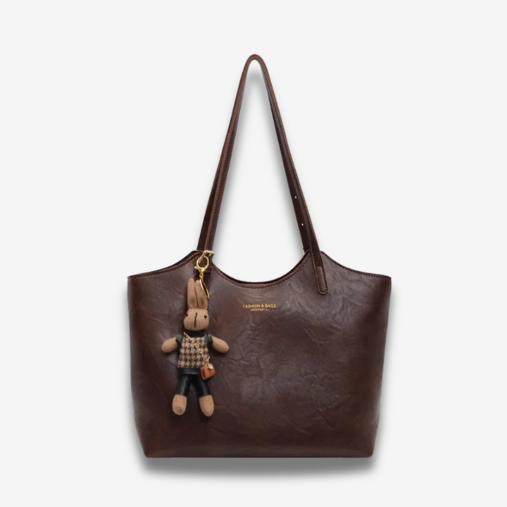 Isfahan | Strukturierter Leder Shopper mit Charme